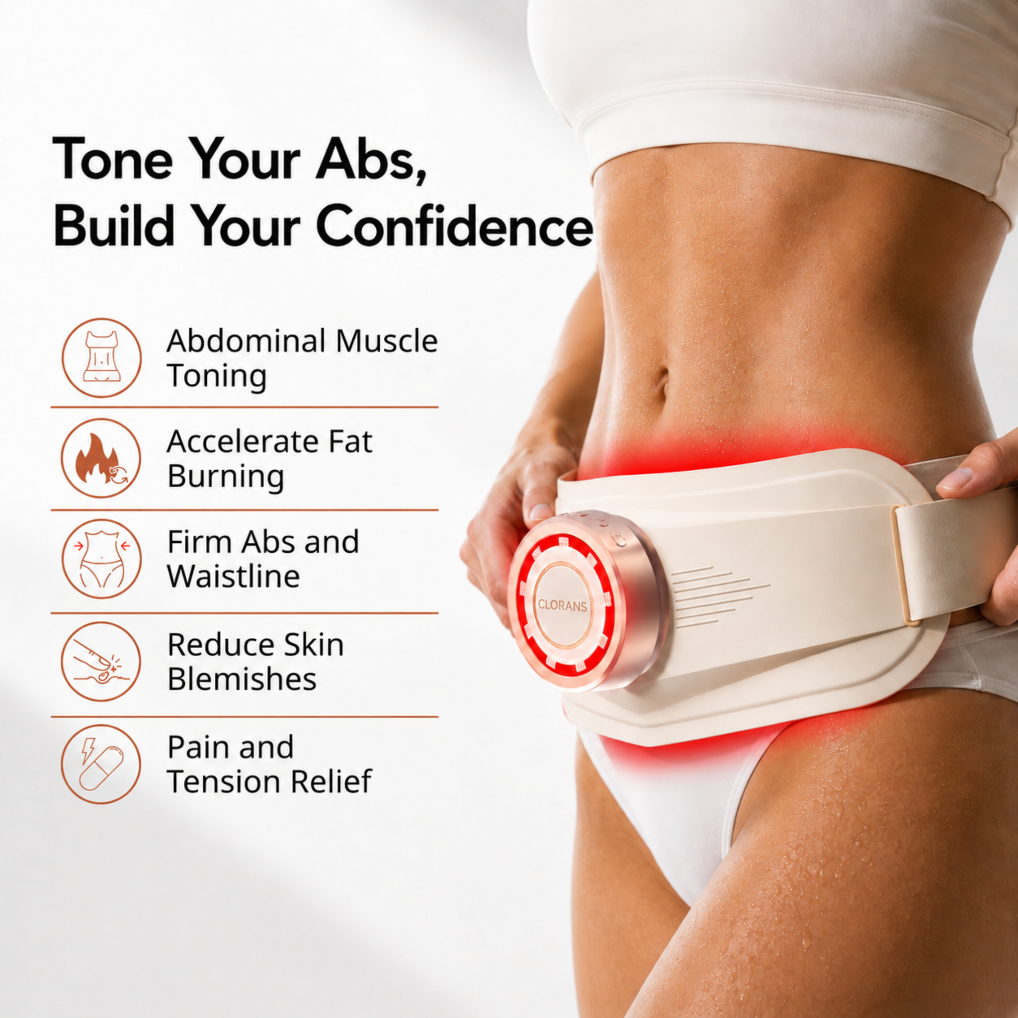 Clorans® SlimCore Toning Belt