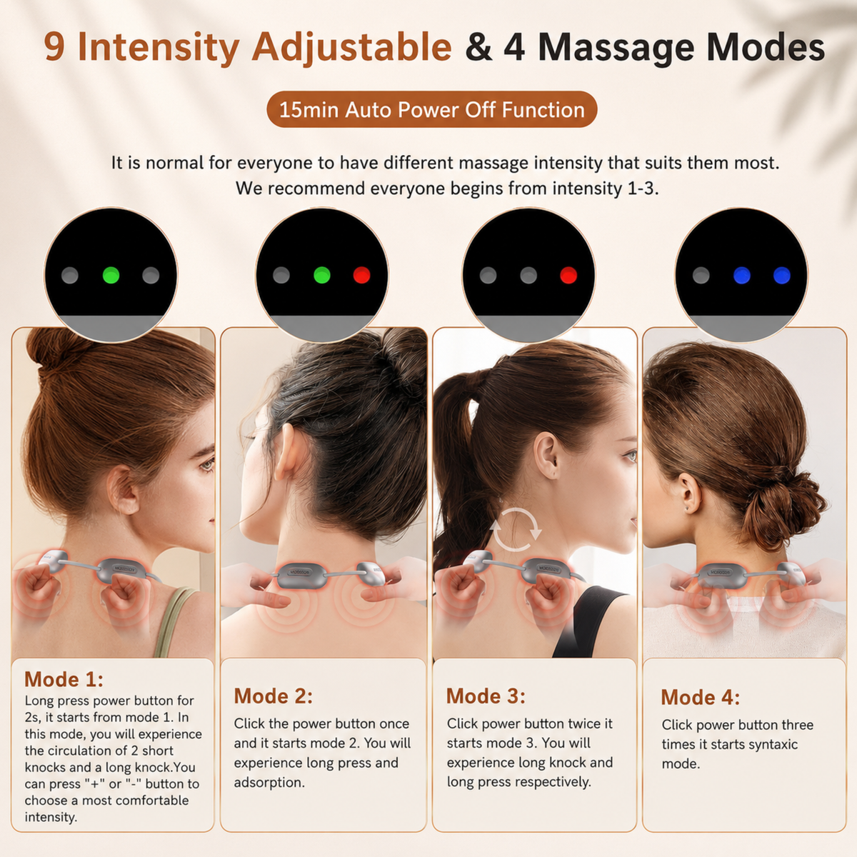 Clorans® ThermaPulse EMS Massager